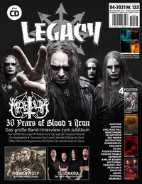 Vorderes Coverbild LEGACY MAGAZIN: THE VOICE FROM THE DARKSIDE