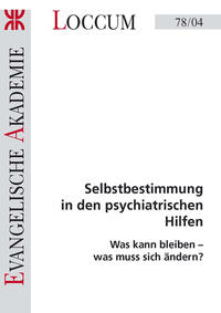 Vorderes Coverbild Selbstbestimmung in den psychiatrischen Hilfen