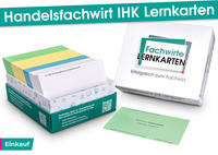 Vorderes Coverbild Handelsfachwirt IHK Lernkarten - Einkauf