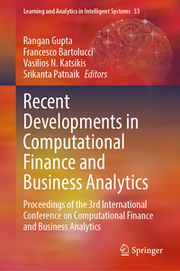 Vorderes Coverbild Recent Developments in Computational Finance and Business Analytics