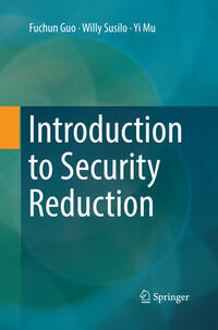 Vorderes Coverbild Introduction to Security Reduction