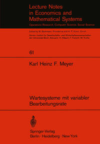 Vorderes Coverbild Wartesysteme mit variabler Bearbeitungsrate