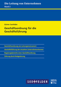 Vorderes Coverbild Geschäftsordnung für die Geschäftsführung