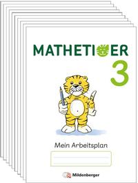 Vorderes Coverbild Mathetiger 3 – Arbeitsplan zur Heftausgabe (VPE 10)