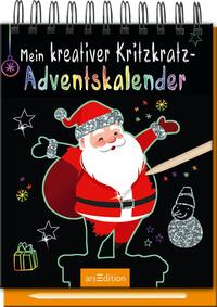 Vorderes Coverbild Mein kreativer Kritzkratz-Adventskalender