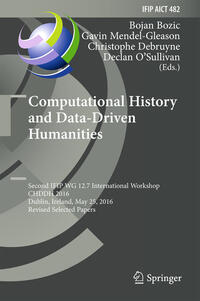 Vorderes Coverbild Computational History and Data-Driven Humanities