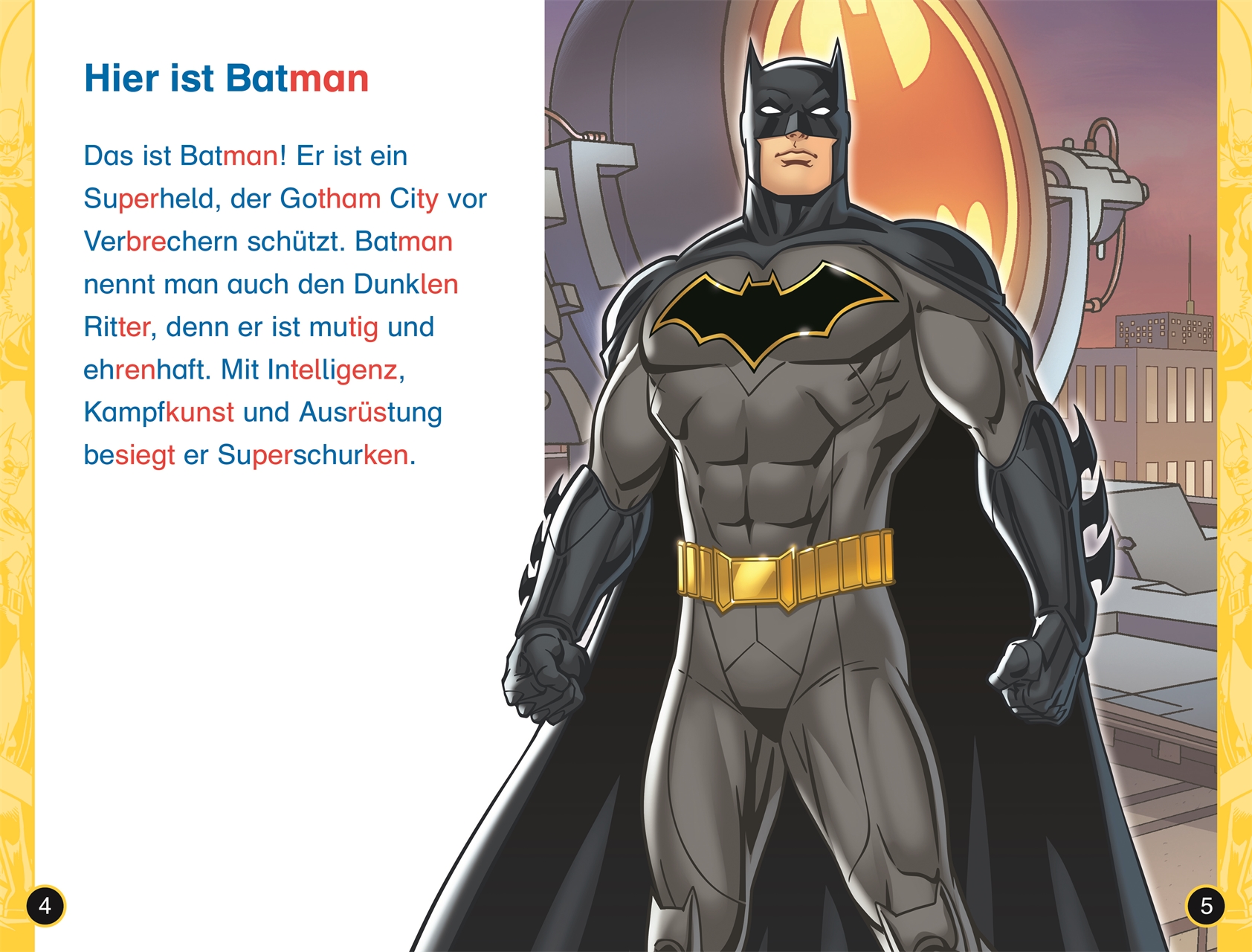 Beispielinhalt (Bild) SUPERLESER! DC Batman Batmans Welt