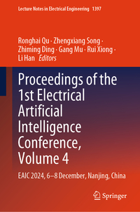 Vorderes Coverbild Proceedings of the 1st Electrical Artificial Intelligence Conference, Volume 4
