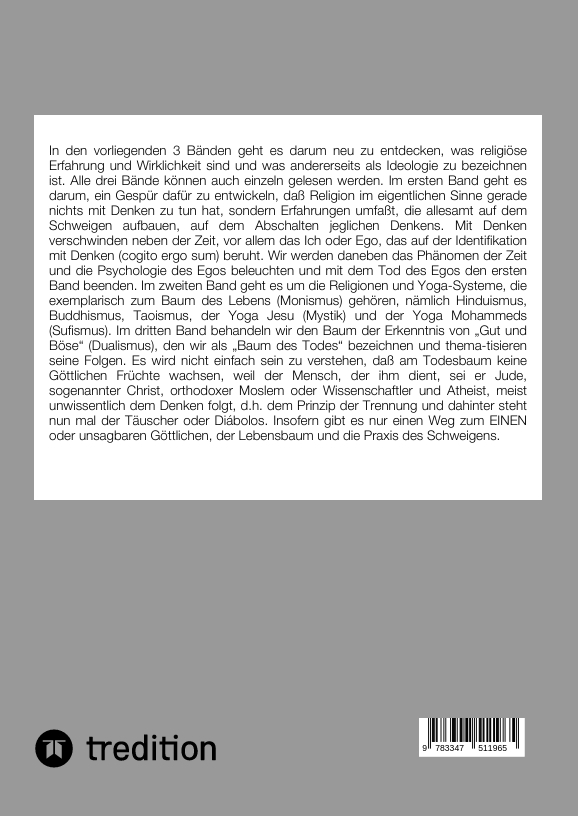 Rückseitencover Religion: Erfahrung oder Ideologie 3