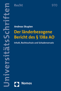 Vorderes Coverbild Der länderbezogene Bericht des § 138a AO