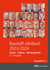 Vorderes Coverbild Baustoff-Jahrbuch 2023/2024