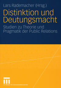 Vorderes Coverbild Distinktion und Deutungsmacht