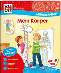 Vorderes Coverbild WAS IST WAS Junior Mitmach-Heft Mein Körper