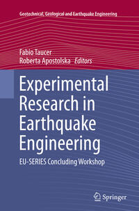 Vorderes Coverbild Experimental Research in Earthquake Engineering