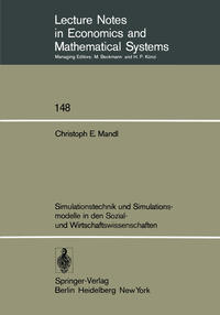 Vorderes Coverbild Simulationstechnik und Simulationsmodelle in den Sozial- und Wirtschaftswissenschaften