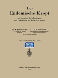 Vorderes Coverbild Der Endemische Kropf mit besonderer Berücksichtigung des Vorkommens im Königreich Bayern