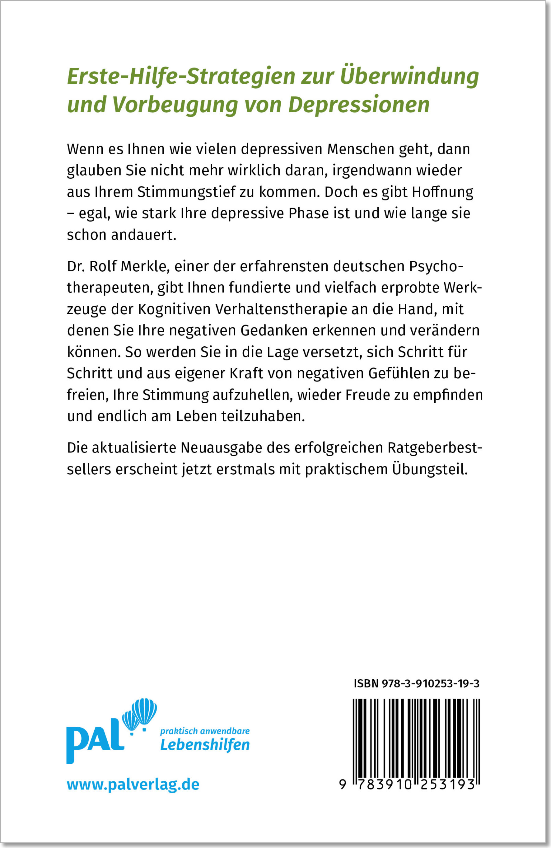 Rückseitencover Wenn das Leben zur Last wird