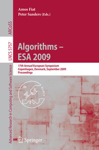 Vorderes Coverbild Algorithms - ESA 2009