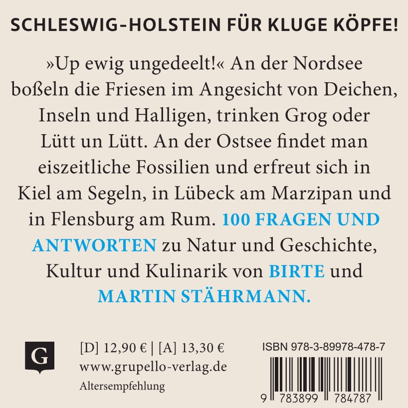 Rückseitencover Schleswig-Holstein-Quiz