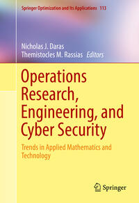 Vorderes Coverbild Operations Research, Engineering, and Cyber Security