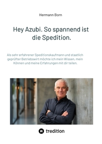 Vorderes Coverbild Hey Azubi. So spannend ist die Spedition.