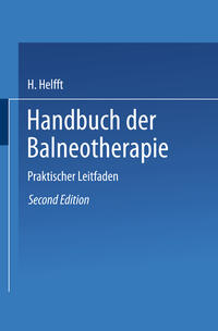 Vorderes Coverbild Handbuch der Balneotherapie