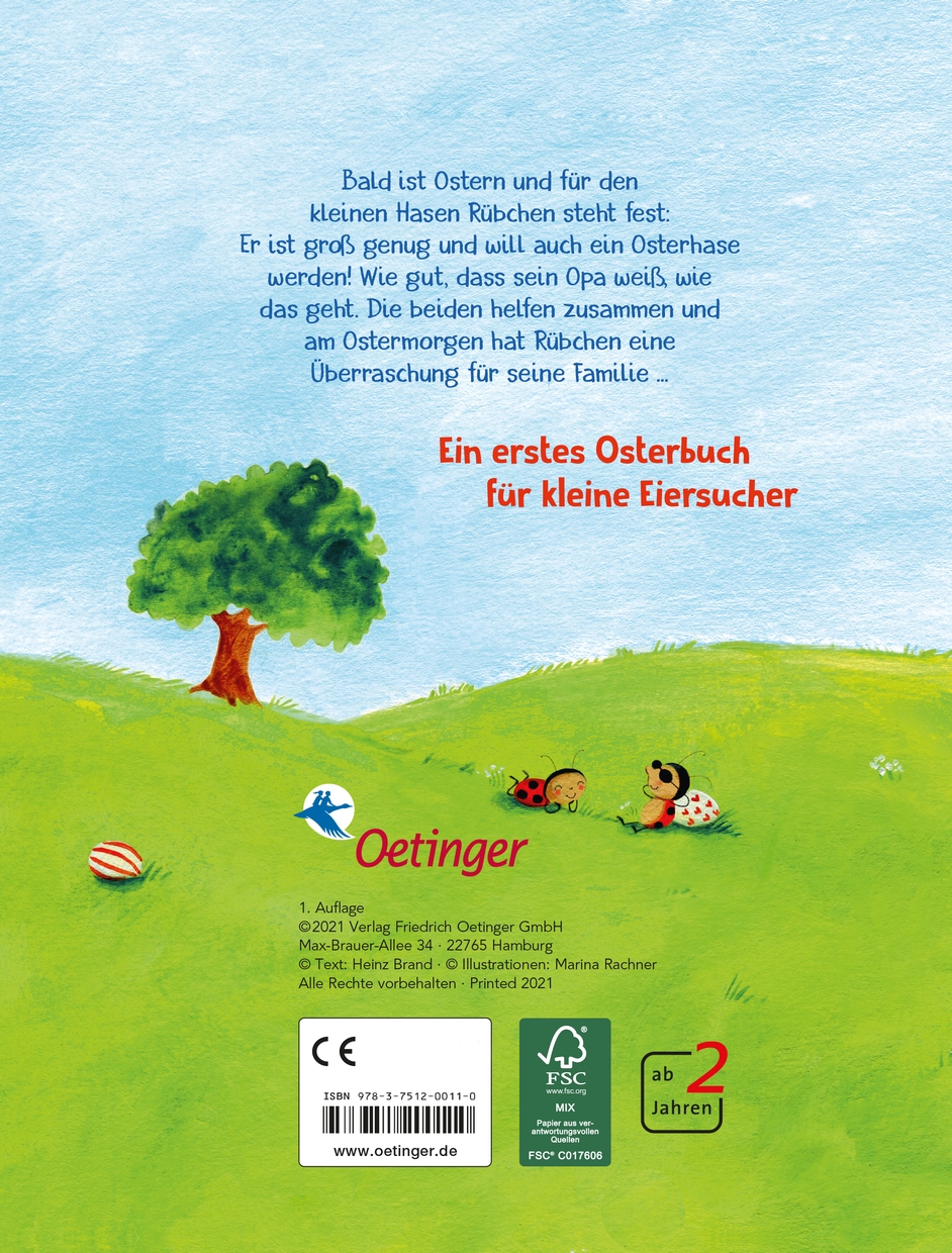 Rückseitencover Rübchen wird Osterhase