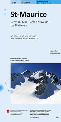 Vorderes Coverbild 272S St-Maurice Schneesportkarte
