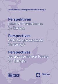 Vorderes Coverbild Perspektiven lokaler Governance in Europa – Perspectives of local governance in Europe – Perspectives de gouvernance locale en Europe