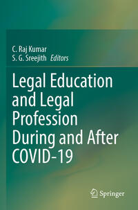 Vorderes Coverbild Legal Education and Legal Profession During and After COVID-19