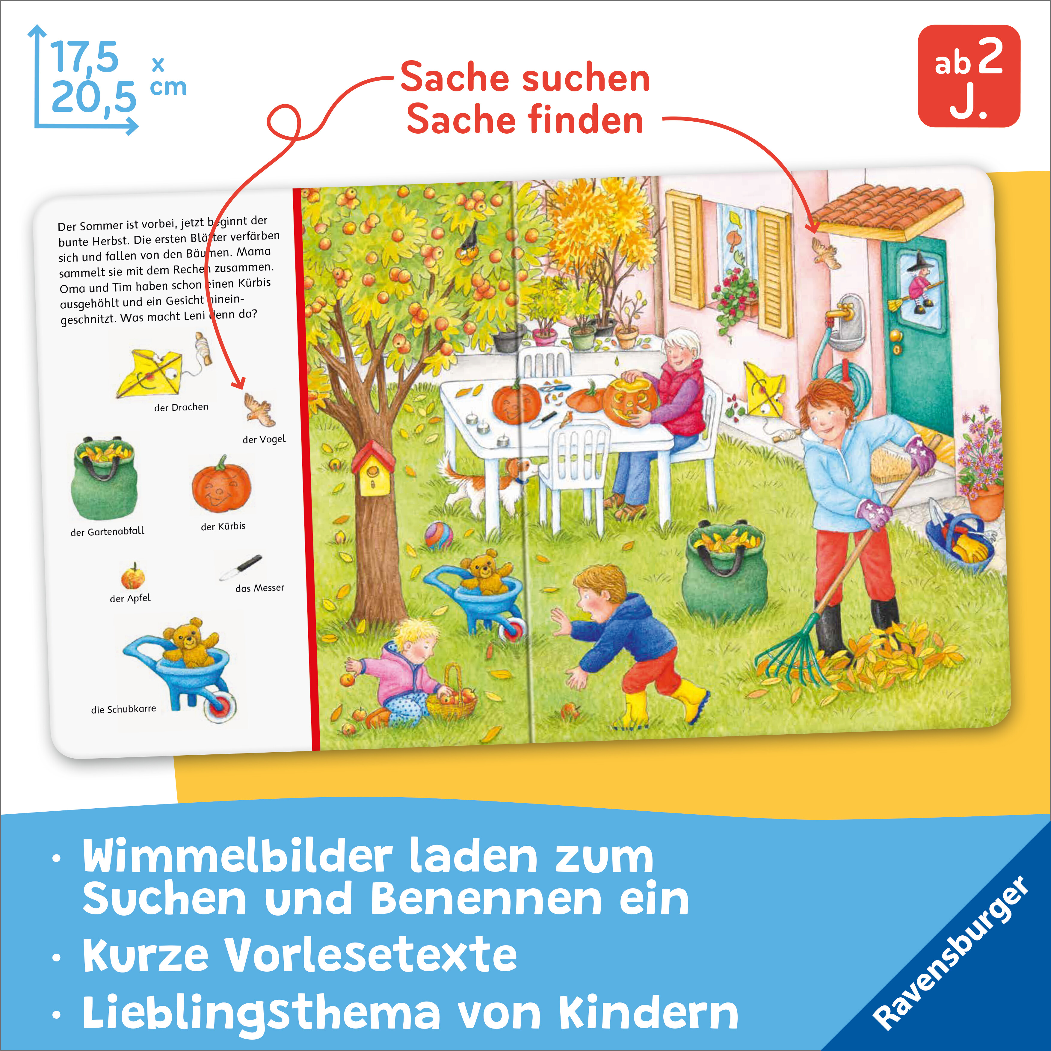 Beispielinhalt (Bild) Sachen suchen - Im Herbst