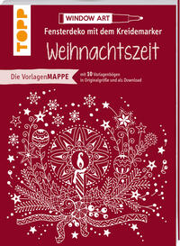 Vorderes Coverbild Vorlagenmappe Fensterdeko mit dem Kreidemarker - Weihnachtszeit