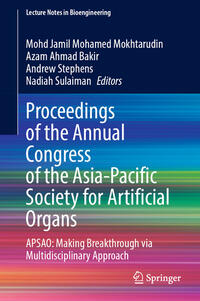 Vorderes Coverbild Proceedings of the Annual Congress of the Asia-Pacific Society for Artificial Organs