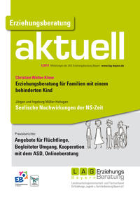 Vorderes Coverbild Erziehungsberatung aktuell