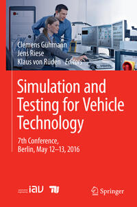 Vorderes Coverbild Simulation and Testing for Vehicle Technology
