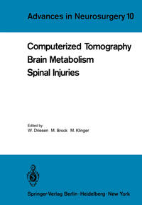 Vorderes Coverbild Computerized Tomography Brain Metabolism Spinal Injuries