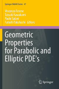 Vorderes Coverbild Geometric Properties for Parabolic and Elliptic PDE's