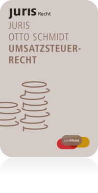 Vorderes Coverbild juris Otto Schmidt Umsatzsteuerrecht