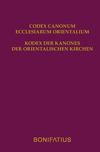 Vorderes Coverbild Codex Canonum Ecclesiarum Orientalium