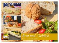 Vorderes Coverbild Brot und Gebäck. Feines aus der Backstube (Tischkalender 2025 DIN A5 quer), CALVENDO Monatskalender