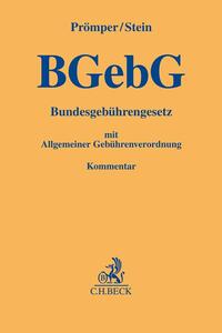 Vorderes Coverbild Bundesgebührengesetz