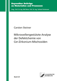 Vorderes Coverbild Mikrowellengestützte Analyse der Defektchemie von Cer-Zirkonium-Mischoxiden