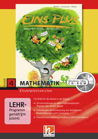 Vorderes Coverbild EINS PLUS 4. Ausgabe Deutschland. Lernsoftware für die Klasse