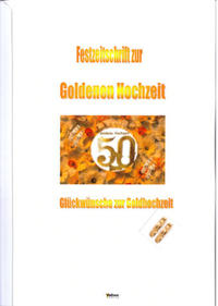 Vorderes Coverbild Festzeitschrift zur Goldenen Hochzeit
