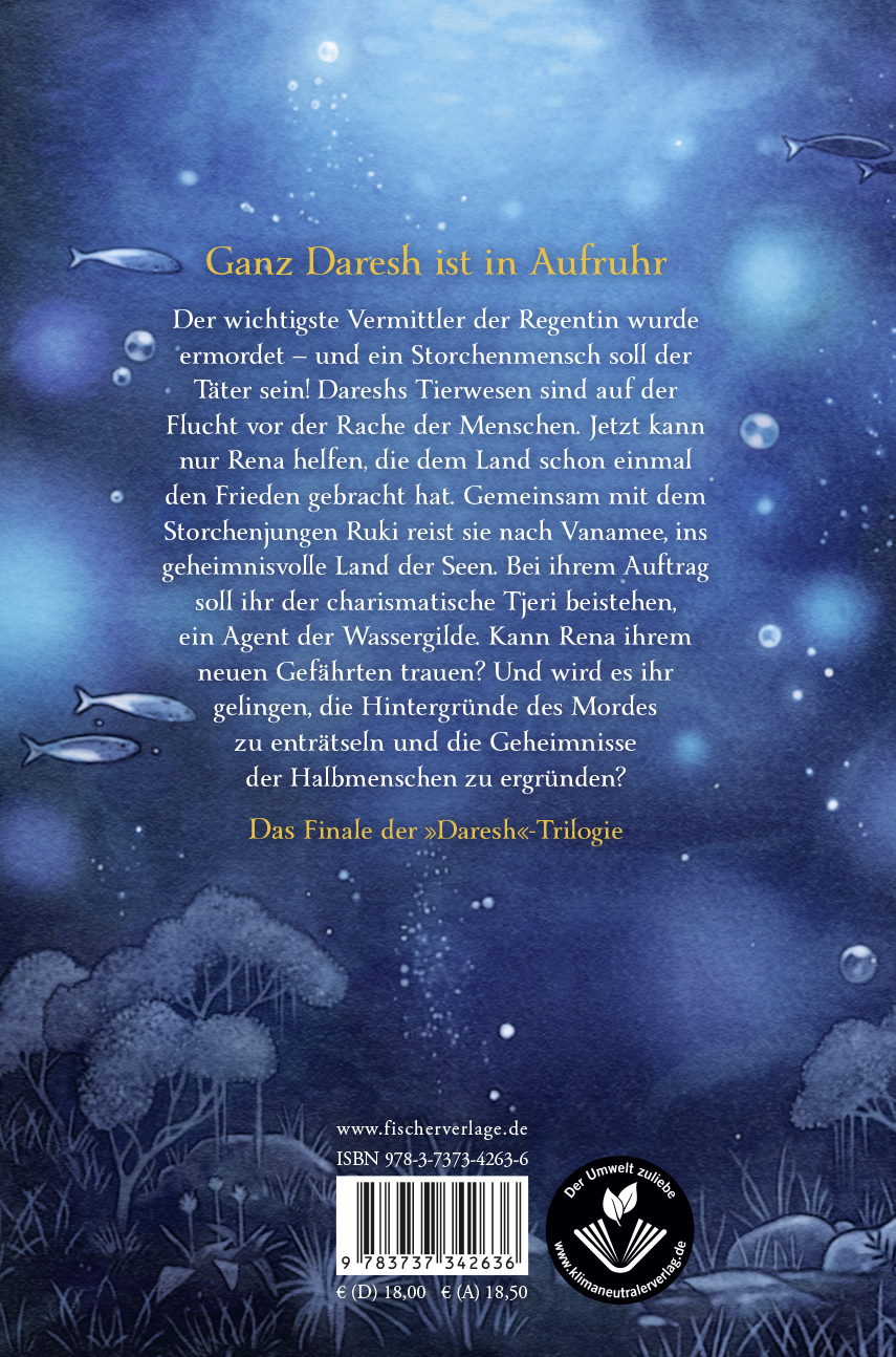 Rückseitencover Daresh – Das Land der flüsternden Seen