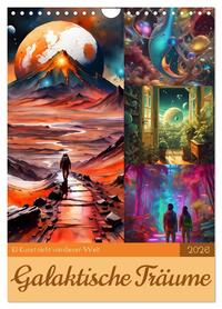 Vorderes Coverbild Galaktische Träume (Wandkalender 2026 DIN A4 hoch), CALVENDO Monatskalender