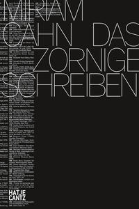 Vorderes Coverbild Miriam Cahn