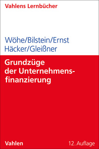Vorderes Coverbild Lernbücher für Wirtschaft und Recht / Grundzüge der Unternehmensfinanzierung