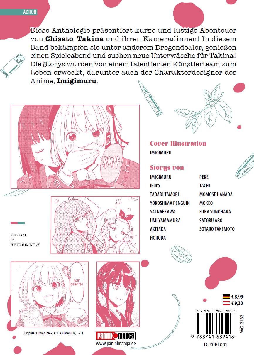 Rückseitencover Lycoris Recoil: Reload 01