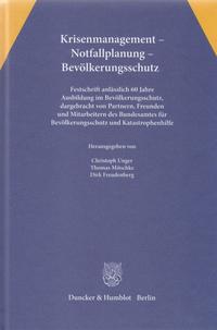 Vorderes Coverbild Krisenmanagement – Notfallplanung – Bevölkerungsschutz.